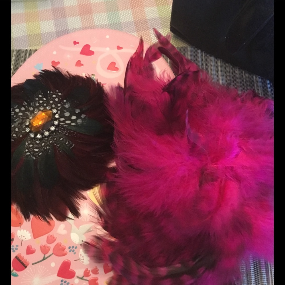 SWEET FEATHER CLIPON PINS FOR BLAZERS & 🎩 HATS!